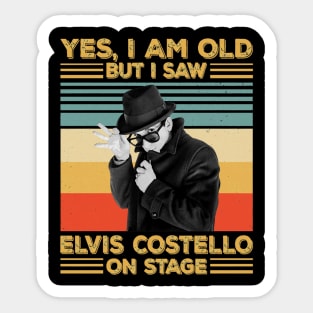 Retro Vintage On Stage Sticker